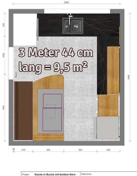 Vernünftige Planung von Massivholzküchen 