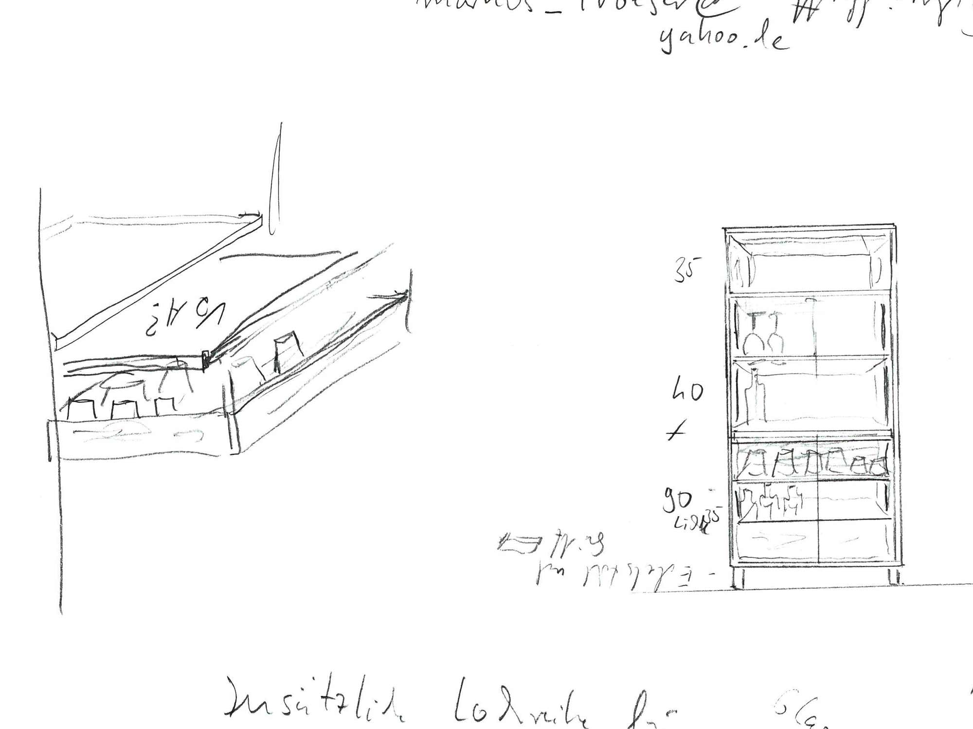 Barschrank-Inspirationen oder auch Geschirrschränke mit Fotos und